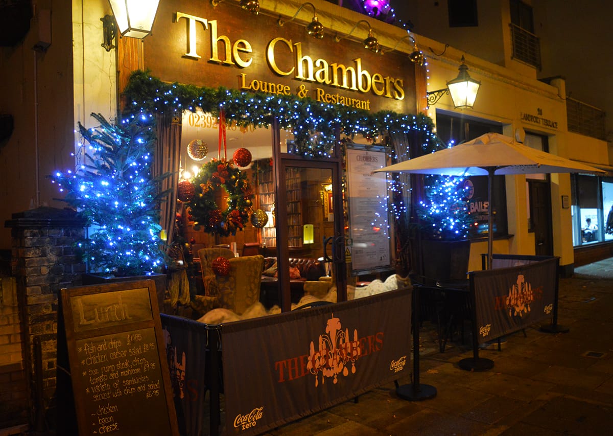 Christmas At Southsea Restaurants - The Chambers Restaurant Portsmouth - Christmas Party Menu !