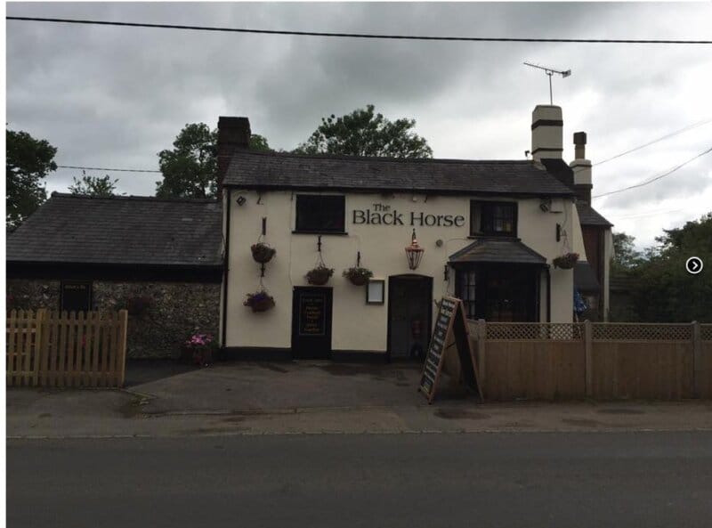 the black horse