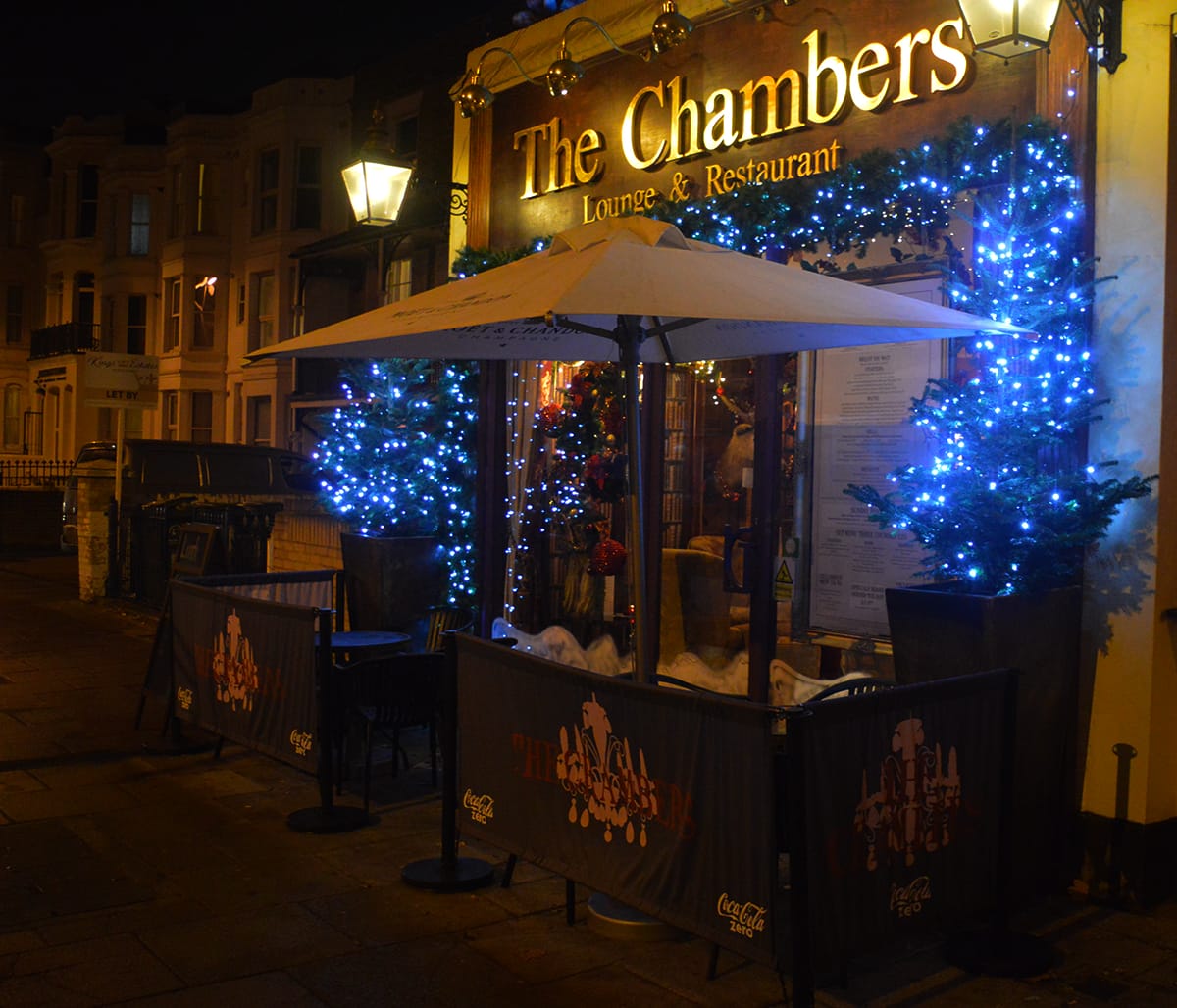 Restaurants In Southsea For Christmas Celebrate At The Chambers