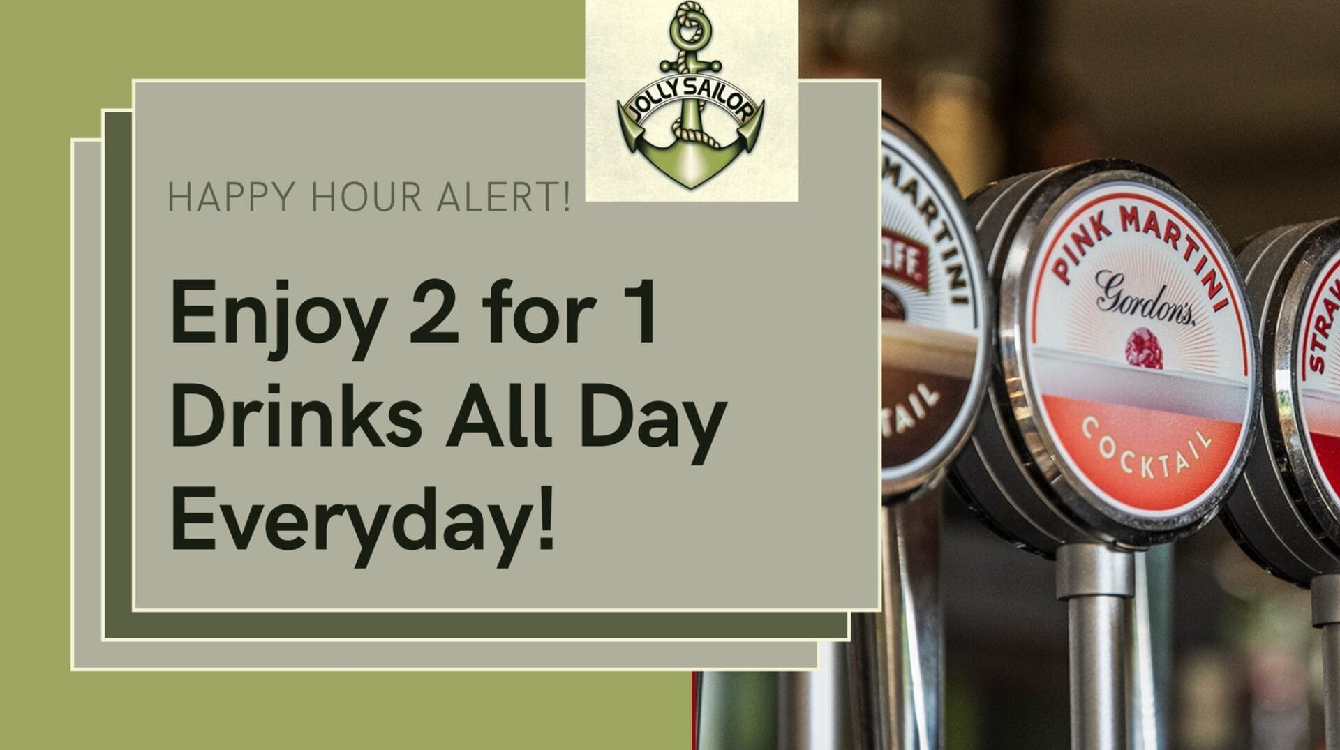 Pubs With Drinks Deals In Southsea - Head To The Jolly Sailor For Happy Hour !