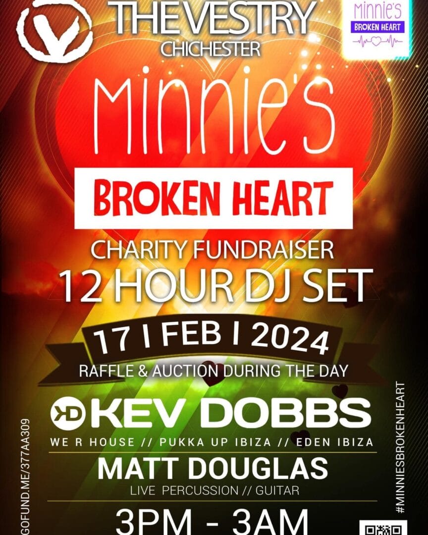 Bars With Events In Chichester - Charity Fundraiser At The Vestry !