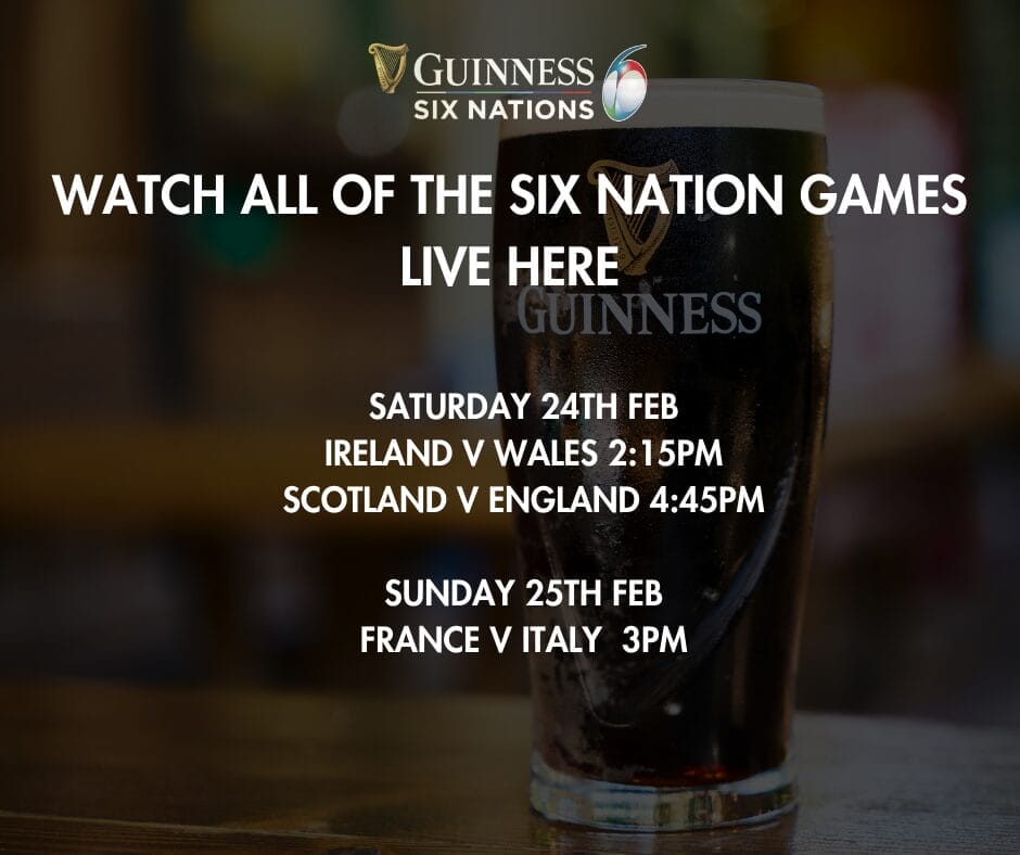 Pubs Showing Six Nations In Poole - Watch It All At The Acorn Creekmoor !