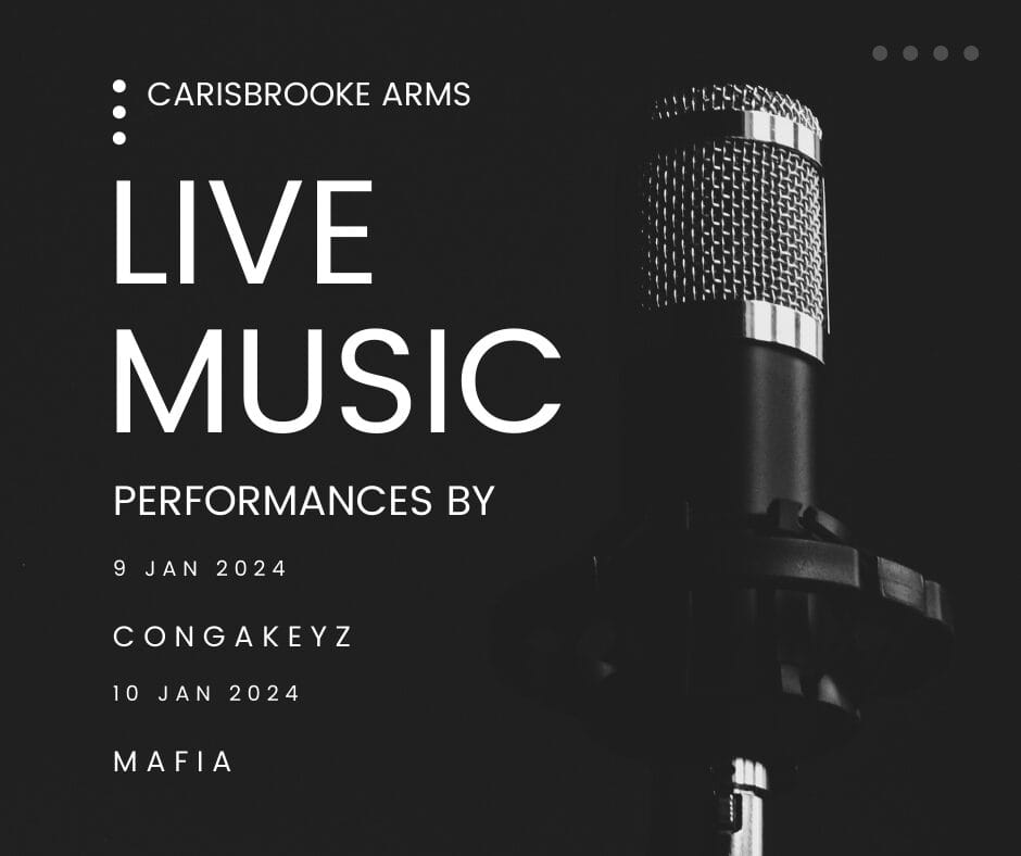 Pubs In Gosport With Live Music - Enjoy Your Weekend At The Carisbrooke Arms !