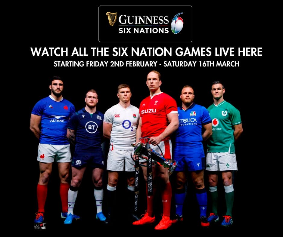 Pubs Showing Six Nations In Waterlooville - Watch It All At The Fox & Hounds !