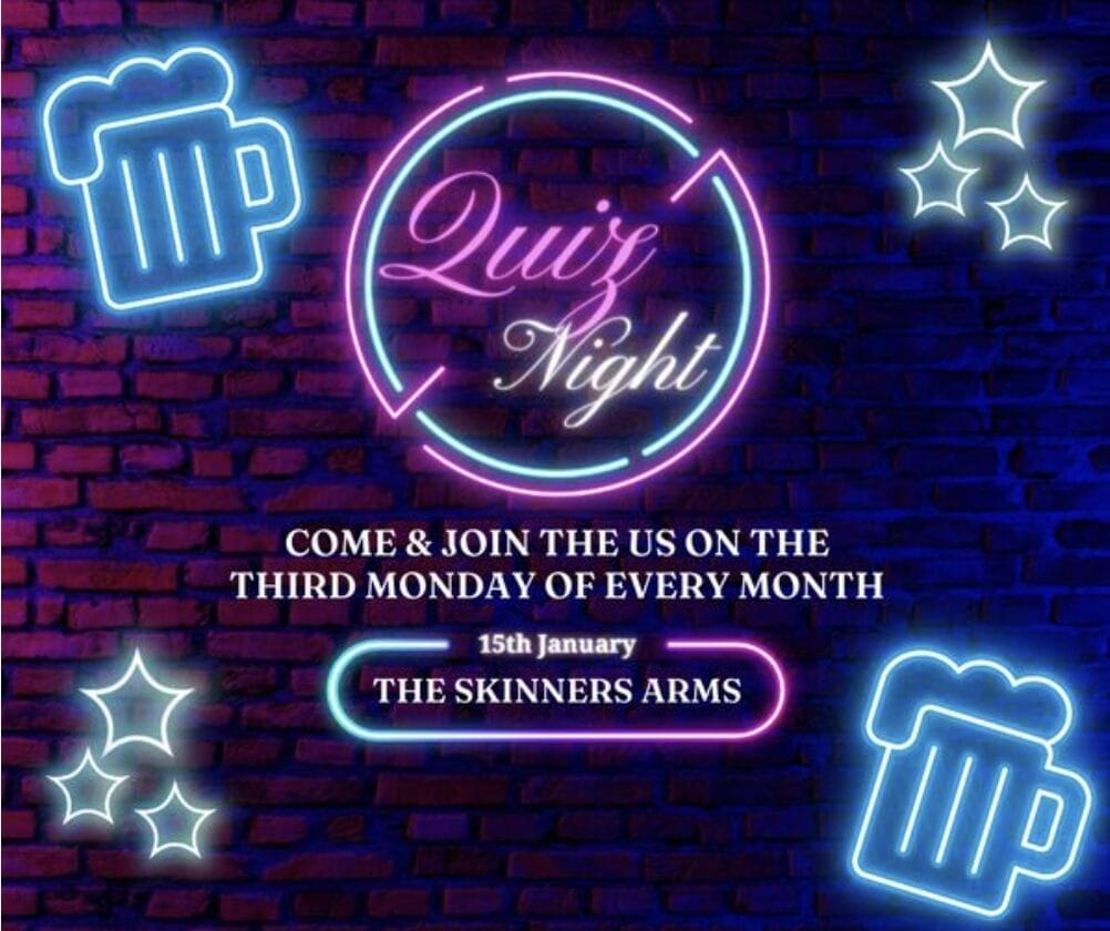 Pubs In Essex With Quiz Nights - Test Your Knowledge At The Skinners Arms !