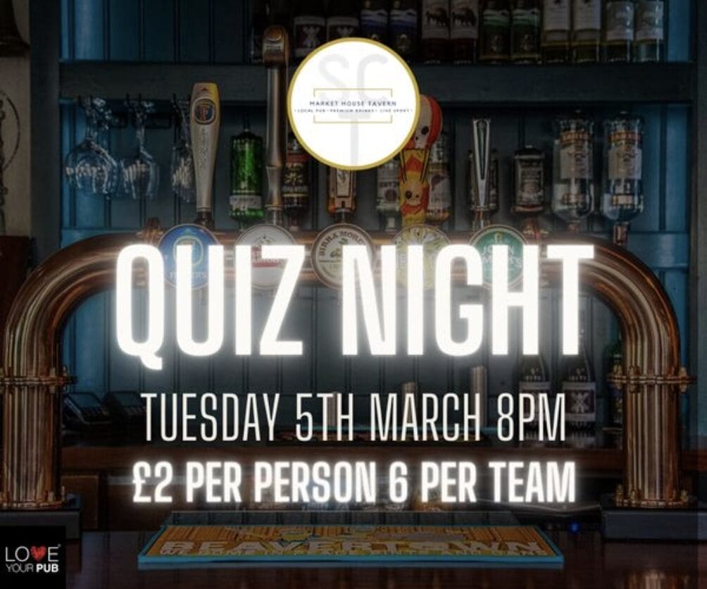 Pubs In Gosport With Quiz Nights - Visit The Market House Tavern !