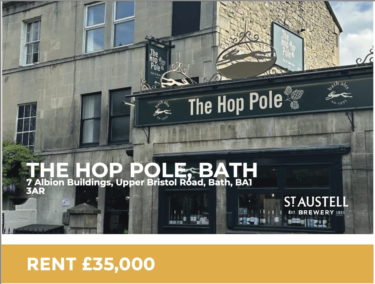 Lease A Pub In Bath – Run The Hop Pole !