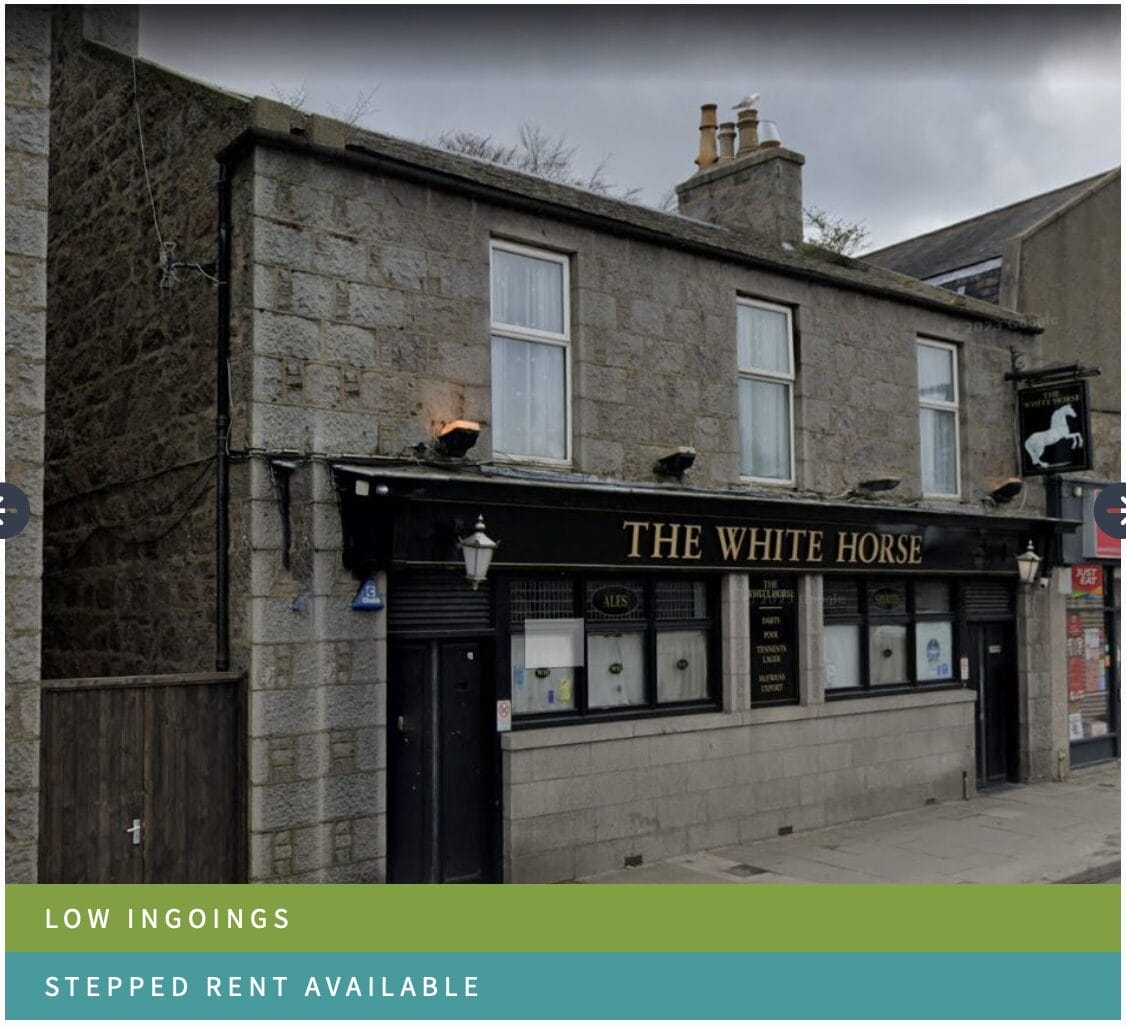 Pub Tenancy In Aberdeen – The White Horse Bar Is Available !