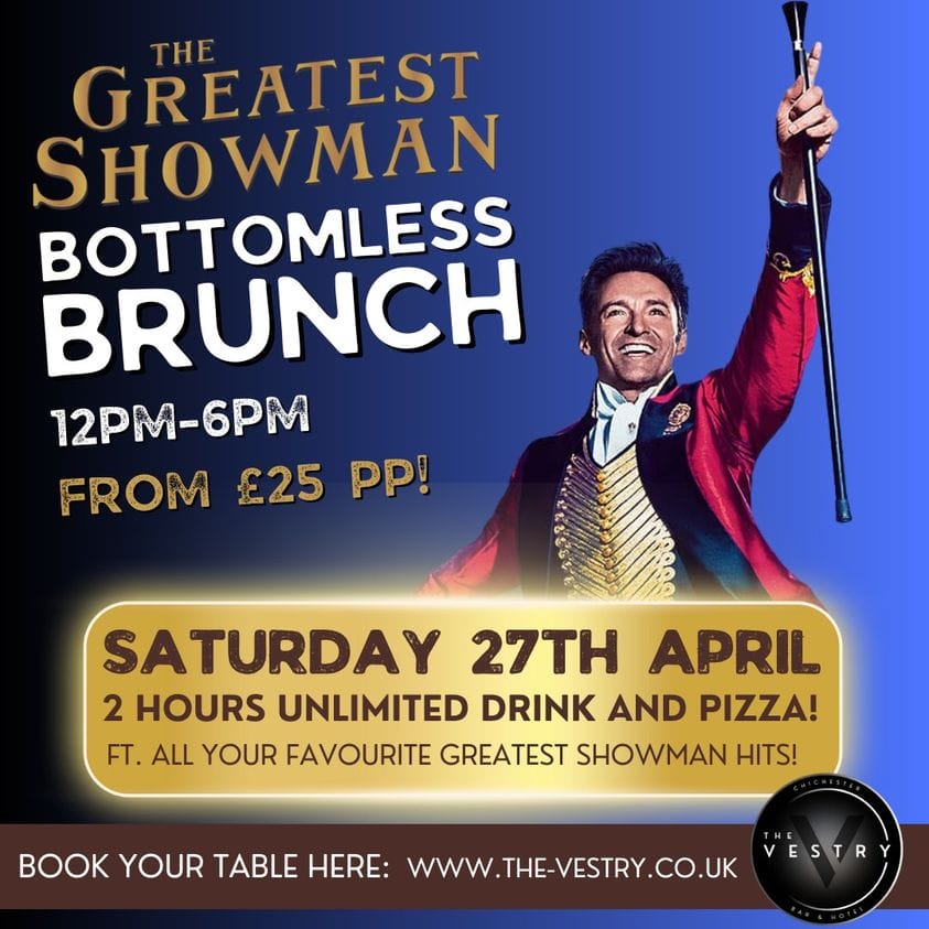 Bottomless Brunch In Chichester - The Moment You've Been Waiting For At The Vestry !