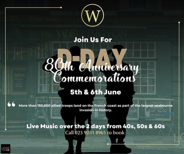 Pubs In Portsmouth With Live Music - Commemorate D-Day At The Wellington !