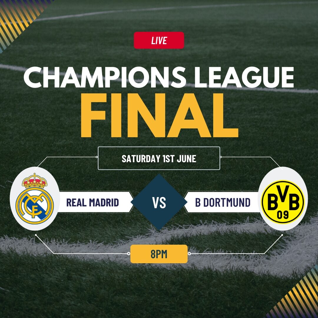 Live Sport At Pubs In Manningtree - Watch The Champions League Final At The Skinners Arms !