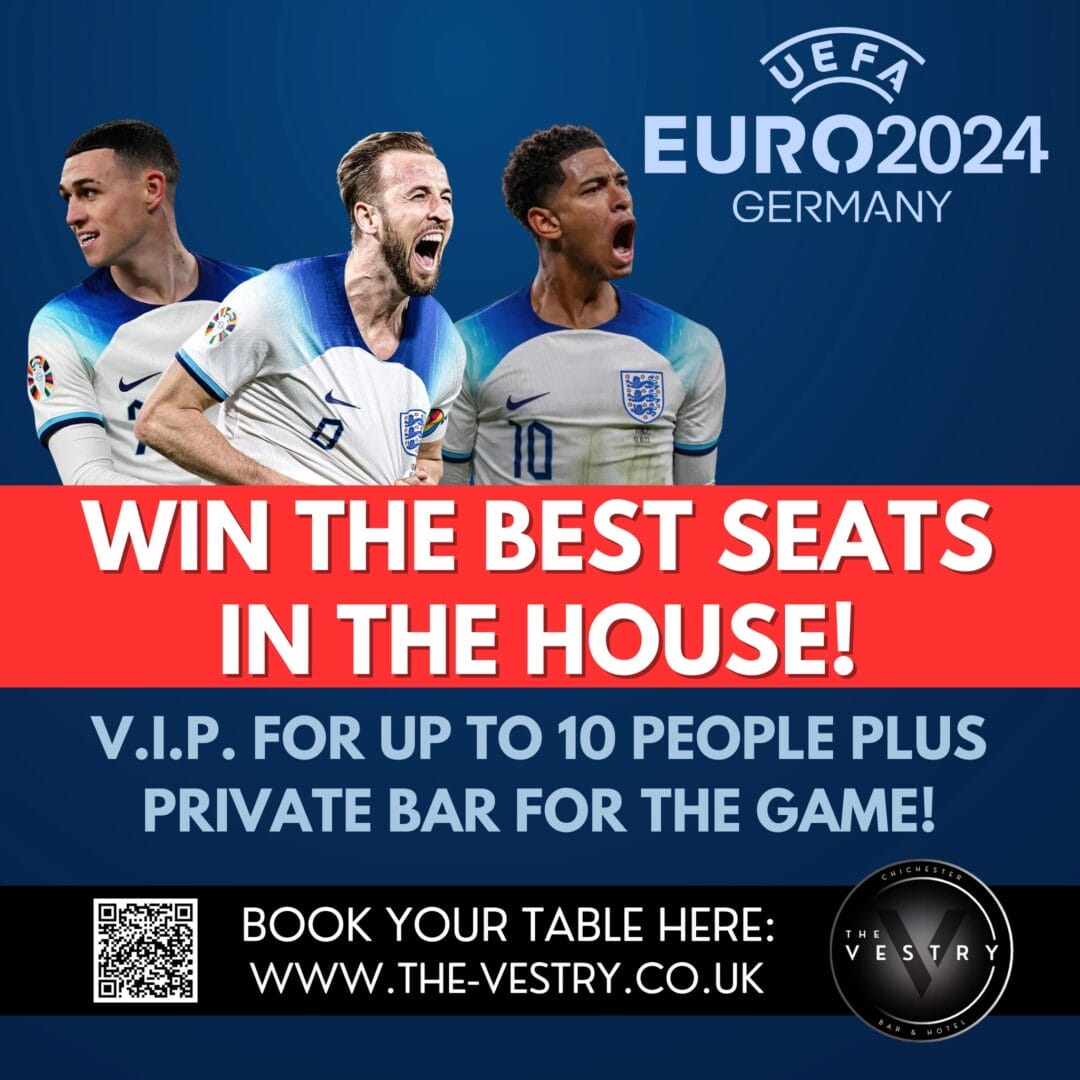 Bars Showing The Euros In Chichester - Catch The Action At The Vestry !