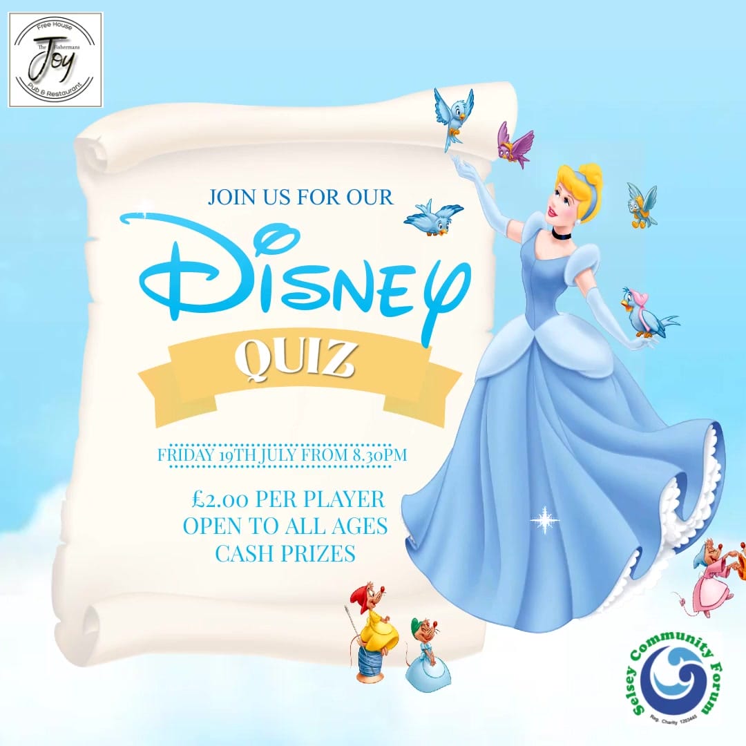 Pubs With Quiz Nights In West Sussex - Test Your Disney Knowledge At The Fishermans Joy !