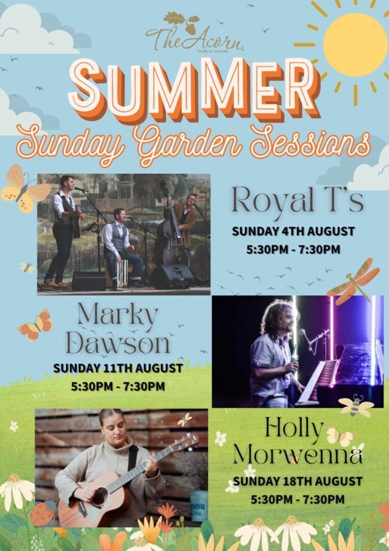 Pubs With Live Music In Poole - Join The Acorn Creekmoor For Sunday Garden Sessions !