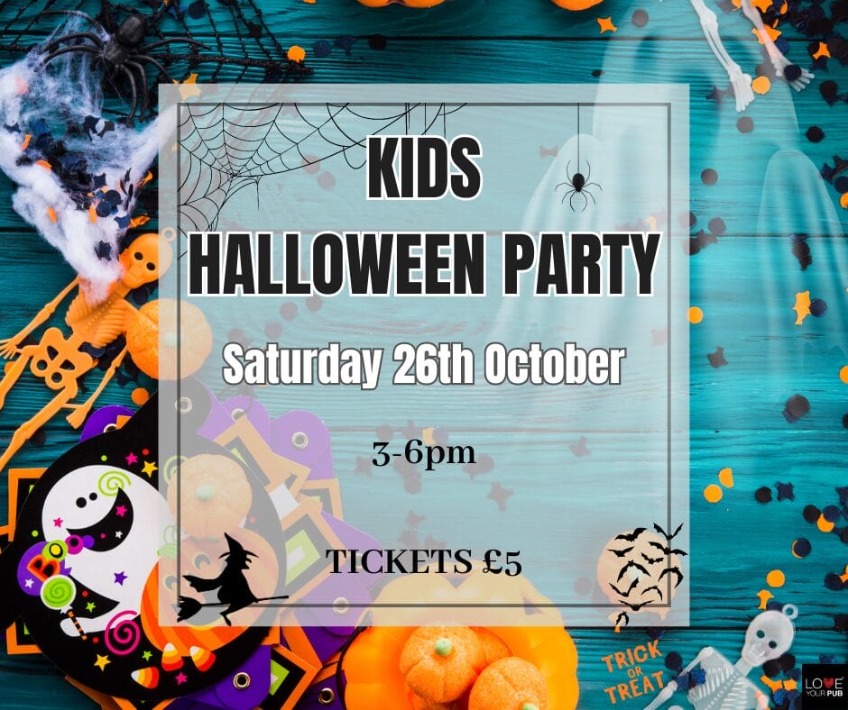 Kids Halloween Parties In Waterlooville - Get Your Tickets Now At The Falcon !