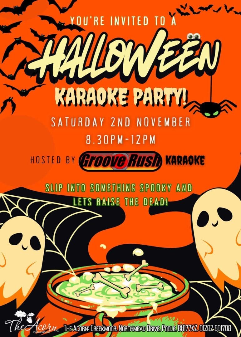 Halloween Parties In Poole - Have A Spooktacular Time At The Acorn Creekmoor !