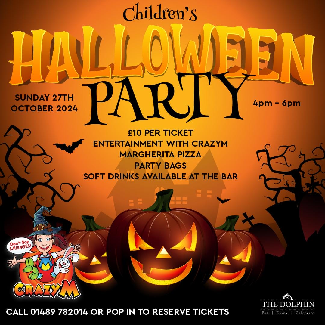 Pubs With Halloween Events In Botley - Enjoy Some Spooky Fun At The Dolphin !